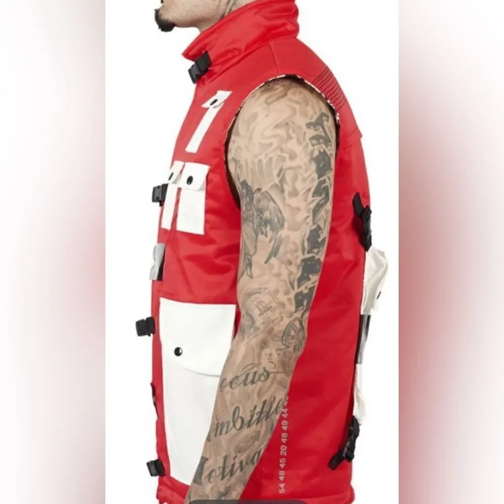 NWT The Hideout Clothing Men’s Red YK Tech Puffer Vest - Size 2XL